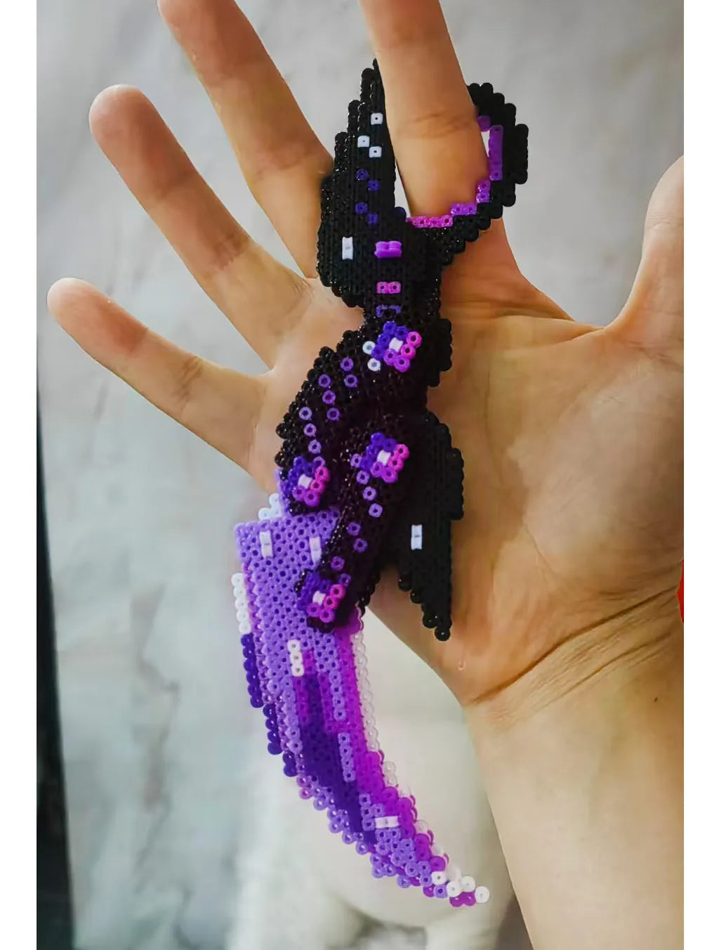 Custom Perler Bead Karambit - Handmade Fuse Bead Pixel Art