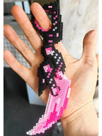 Custom Perler Bead Karambit - Handmade Fuse Bead Pixel Art