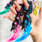 Custom Perler Bead Karambit - Handmade Fuse Bead Pixel Art