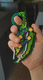 Custom Perler Bead Karambit - Handmade Fuse Bead Pixel Art